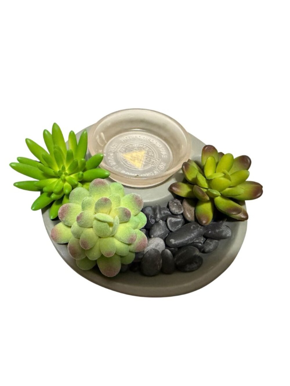 Little Garden Scentsy Wax Warmer w/ Box Succulents Pebbles Spring Summer Works - Picture 3 of 12